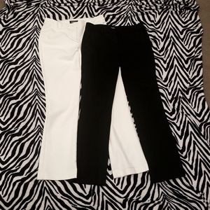 Lot of 2 Express Columnist Barely Boot Pants size 6